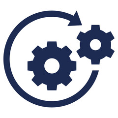 Operation, project icon on white