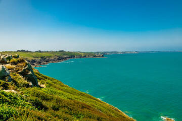 Landschaftlich schöne Wanderung zum Pointe du Grouin in der schönen Bretagne - Cancale -...