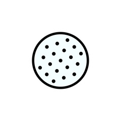 Abstract golfball icon