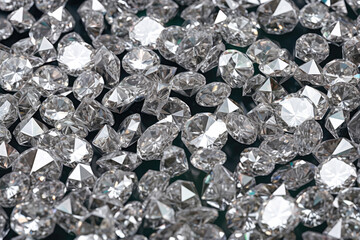 A texture of diamonds on a dark background.