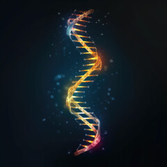 Obraz premium background with dna
