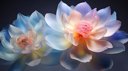 Fototapeta na wymiar 3d illustration blossom flower rendered abstract wallpaper