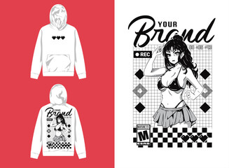 Streetwear Graphic Design
illustration of cute anime