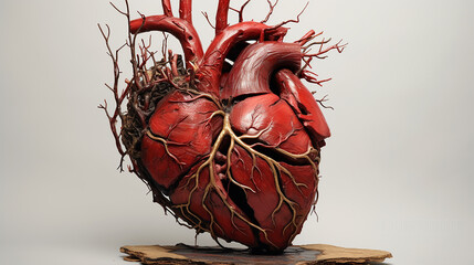 coração em fundo branco 