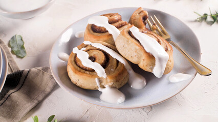 Sweet homemade cinnamon rolls