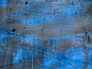 Blue and black background metal