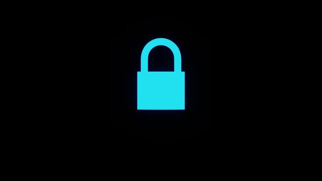 Unlocking padlock, padlock, unlock, loop video