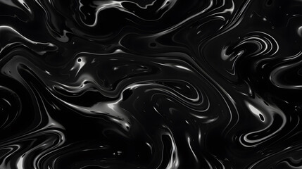Obraz premium black and white abstract liquid background