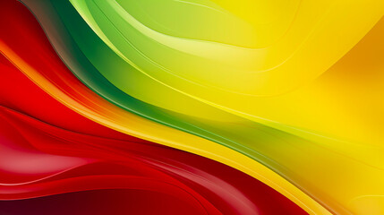 Black History Month wave patern background racial equality and justice celebration image red yellow green banner