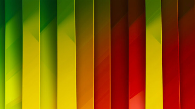 Black History Month colourful vertical bar style background racial equality and justice celebration image red yellow green banner