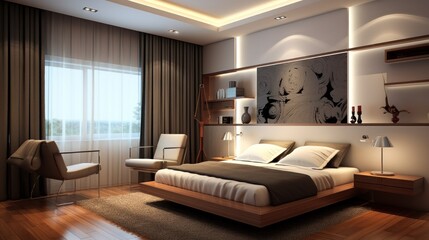 Fototapeta na wymiar Bedroom Design Ideas
