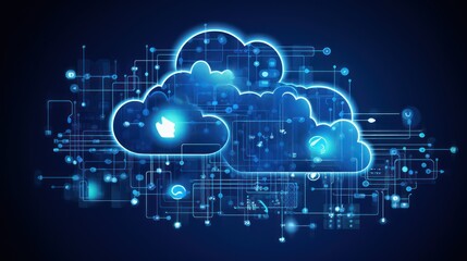 Obraz premium cloud computing and its benefits