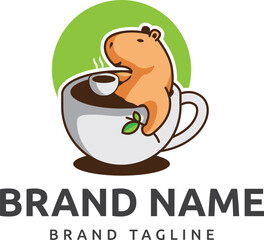 capybara coffee logo
