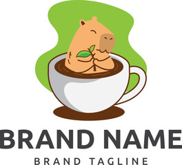 capybara coffee logo