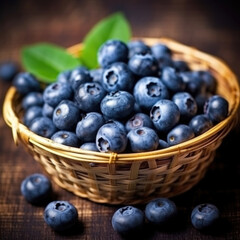 fresh ripe blueberries berries Background