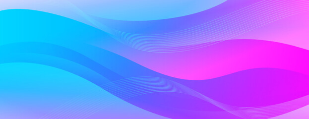 Abstract Gradient Purple Blue liquid background. Modern background design. Dynamic Waves. Fluid shapes composition. Fit for website, banners, brochure, posters