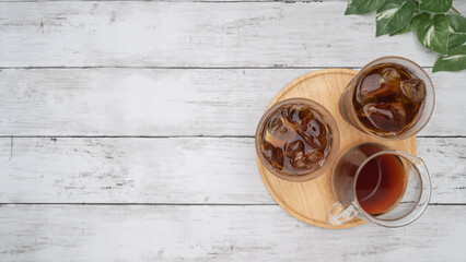 氷の入ったアイスコーヒー