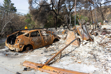 Los Angeles Wildfire Remains 2019