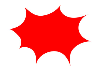 red star on white