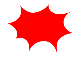 red star on white