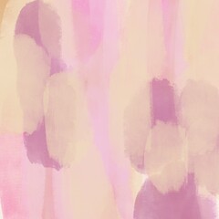 Soft Pink And Orange Cream Gouache Abstract Background