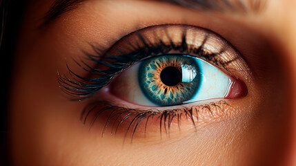 Fototapeta premium Closeup eyes 43 « Generative AI, Generative, AI »