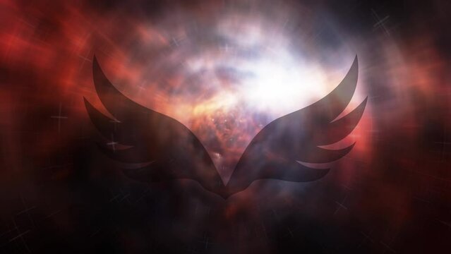 Heavens angels wing motion graphics