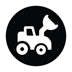 Loader icon symbol template for graphic and web design.