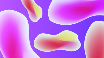 vector modern yellow and purple liquid background