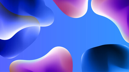 vector modern purple blue liquid background