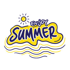 Enjoy summer vector illustration