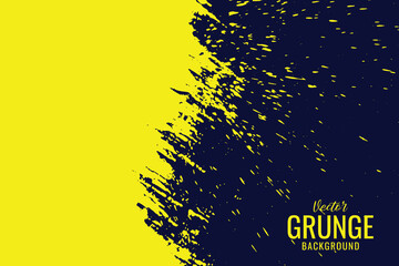 blue and yellow grunge background vector