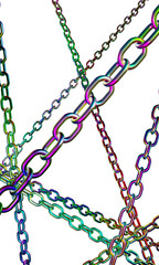 Chrome Chains with Holographic Gradient