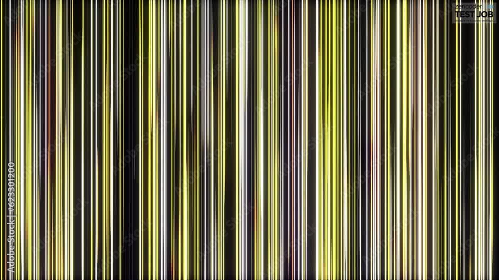 Poster yellow color lines creative design background loop. digital colorful vertical stripes backdrop anima