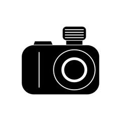 camera icon on white