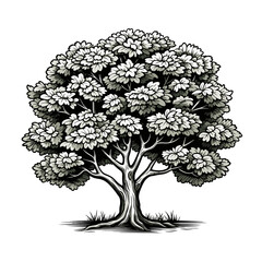Tree , TShirt Design , graphic design, Generative Ai