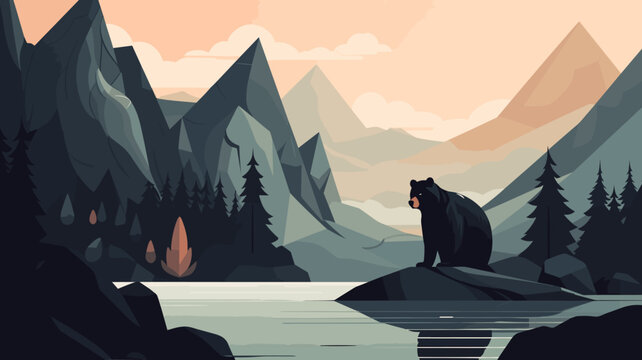 Black Bear Fishing
