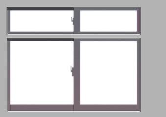 アルミサッシと窓ガラス