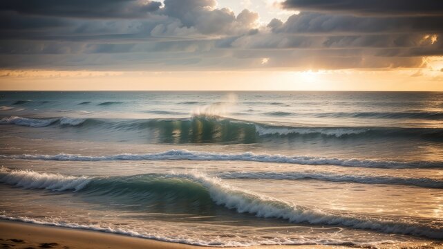 flourish on the beach as a sic . beautiful natural preen at the summer fourthly property. Creative resource, AI Generated