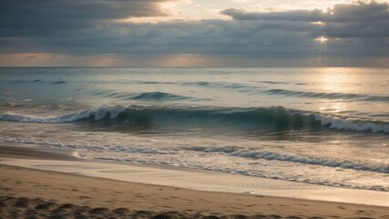 flourish on the beach as a sic . beautiful graphic preen at the summer fourthly outdistance. Creative resource, AI Generated