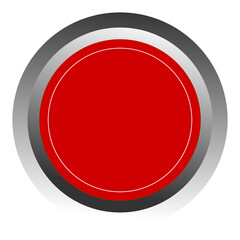 red button isolated on white