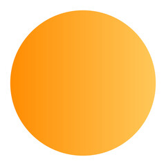 orange glossy button
