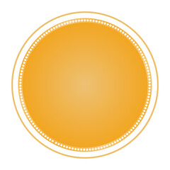 yellow blank frame