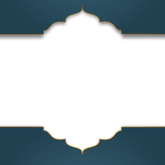 Fototapeta premium islamic festival frame