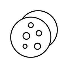 Biscuits icon, Vector Stock illustration.
