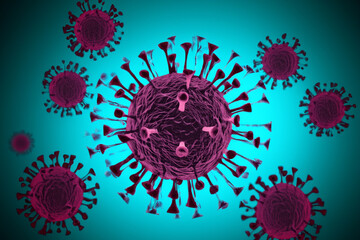 Danger germ virus or bacteria