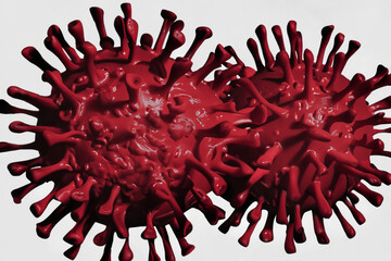 Danger germ virus or bacteria