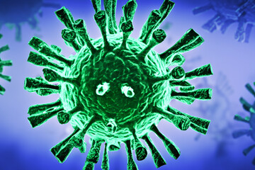 Danger germ virus or bacteria