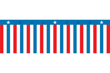 Digital png illustration of lines coloured with flag of usa on transparent background