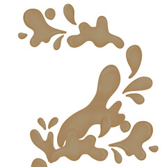 illustration of an background with blots